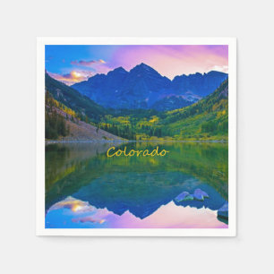Colorado Rocky Mountains and Lake Napkin