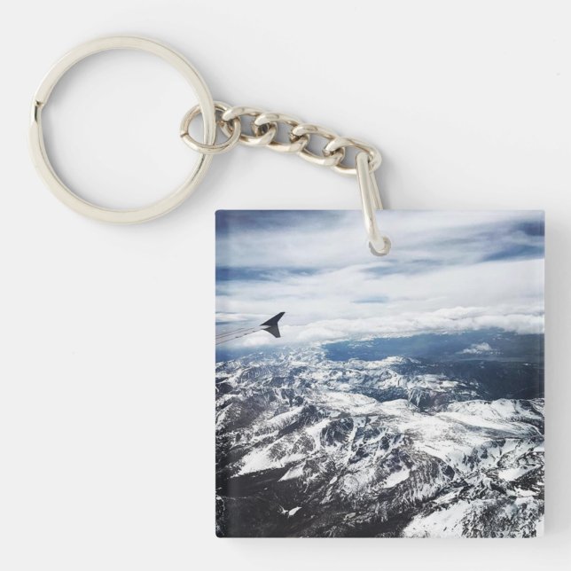 Colorado Rocky Mountains Key Ring (Front)