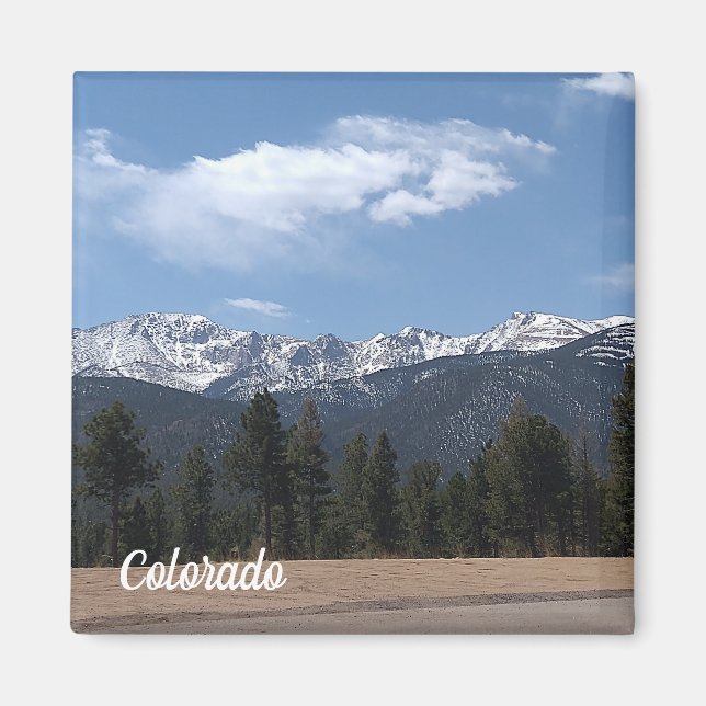 Colorado Rocky Mountains Magnet (Front)