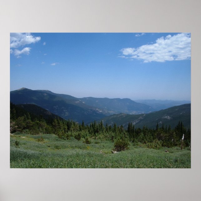 Colorado Rocky Mountains Panorama Poster (Front)