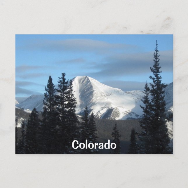 Colorado, Rocky Mountains Postcard (Front)