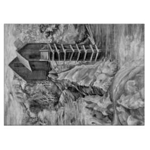 Colorado Rocky Mountains River Crystal Mill Cutting Board