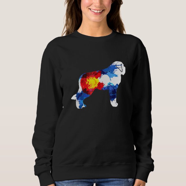 Colorado Saint Bernard Dog - Rocky Mountain Sweatshirt (Front)