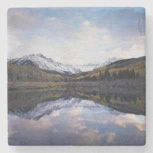 Colorado, San Juan Mountains Stone Coaster