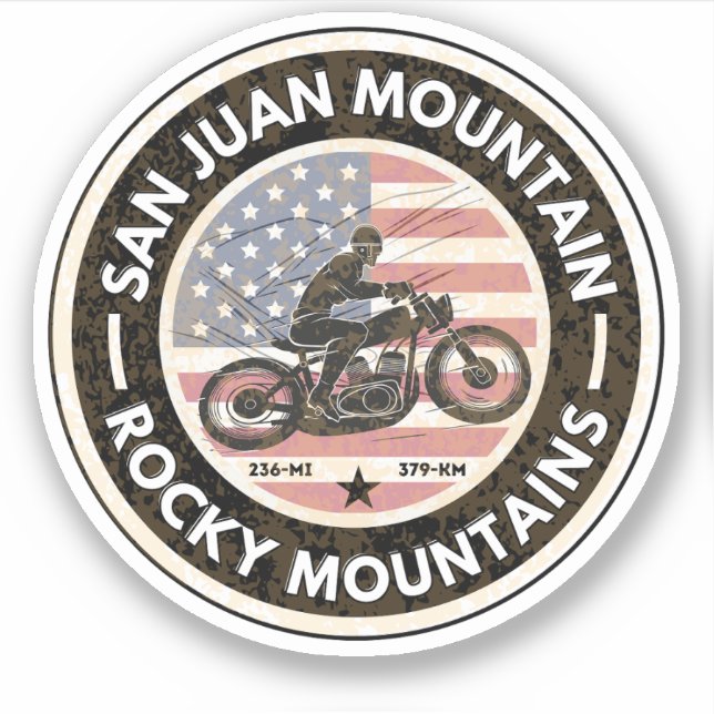 Colorado Scenic Byway San Juan Skyway motorcyle ri (Front)