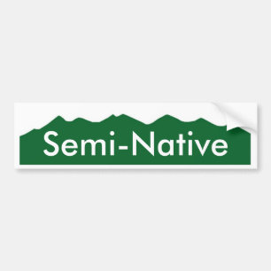 Colorado Semi-Native Bumper Sticker