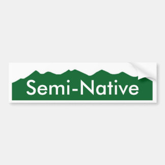 Colorado Semi-Native Bumper Sticker
