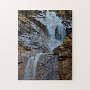 Colorado Seven Falls with Silky water.PUZZLE. Jigsaw Puzzle