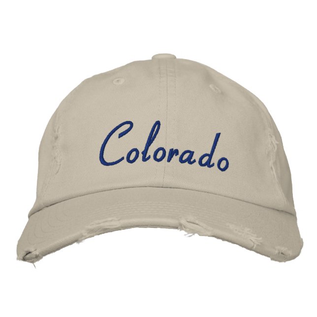 Colorado simple text rough hat (Front)