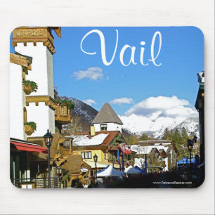 Colorado Skiing Mouse Mat