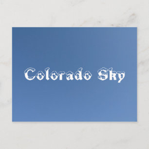 Colorado Sky Postcard