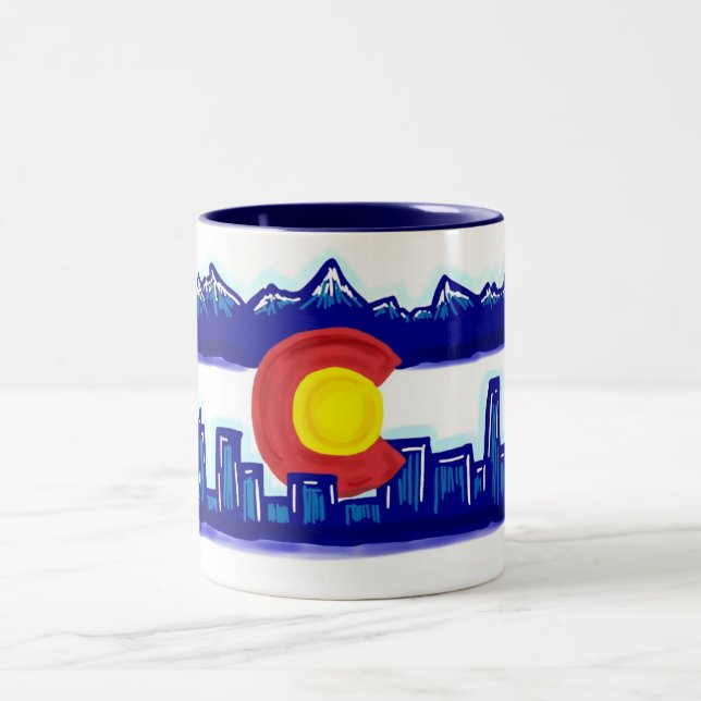 Colorado skyline mug (Center)