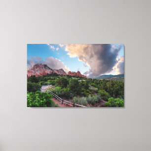 Colorado Sleeping Giant Sunrise Canvas Print