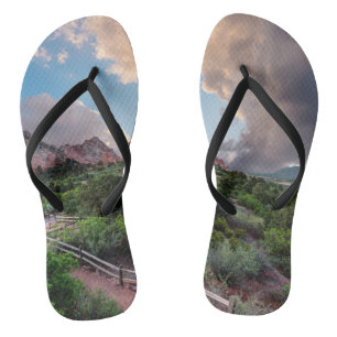 Colorado Sleeping Giant Sunrise Flip Flops