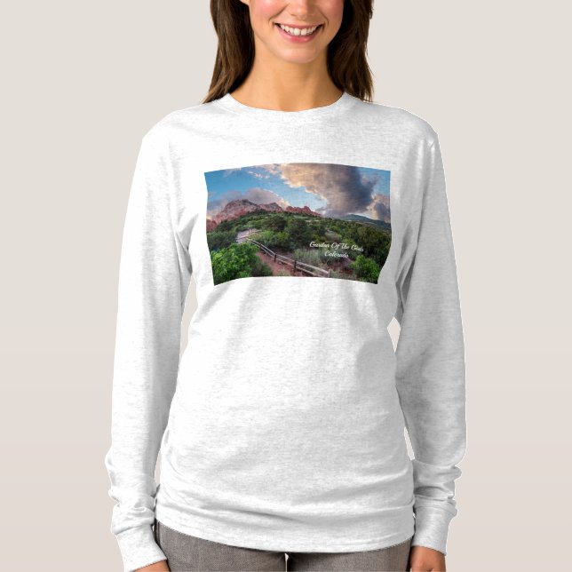 Colorado Sleeping Giant Sunrise Long Sleeve Tshirt (Front)