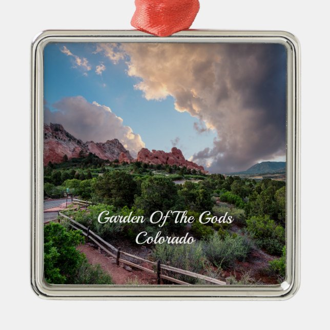 Colorado Sleeping Giant Sunrise Premium Ornament (Front)
