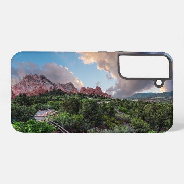 Colorado Sleeping Giant Sunrise Samsung Phone Case (Back Horizontal)
