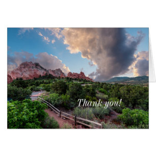 Colorado Sleeping Giant Sunrise Thank You Card