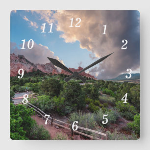 Colorado Sleeping Giant Sunrise Wall Clock