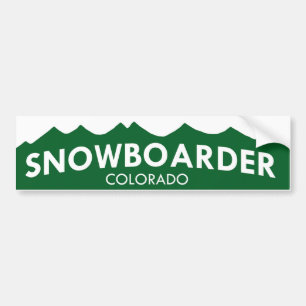 Colorado Snowboarder Bumper Sticker