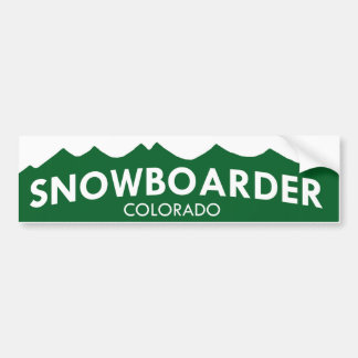Colorado Snowboarder Bumper Sticker
