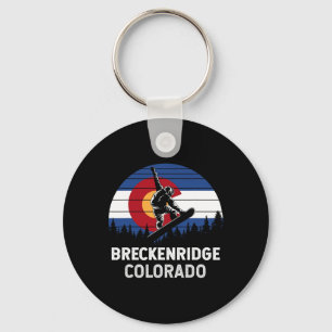 Colorado Snowboarding Gifts And Shirts Breckenridg Key Ring