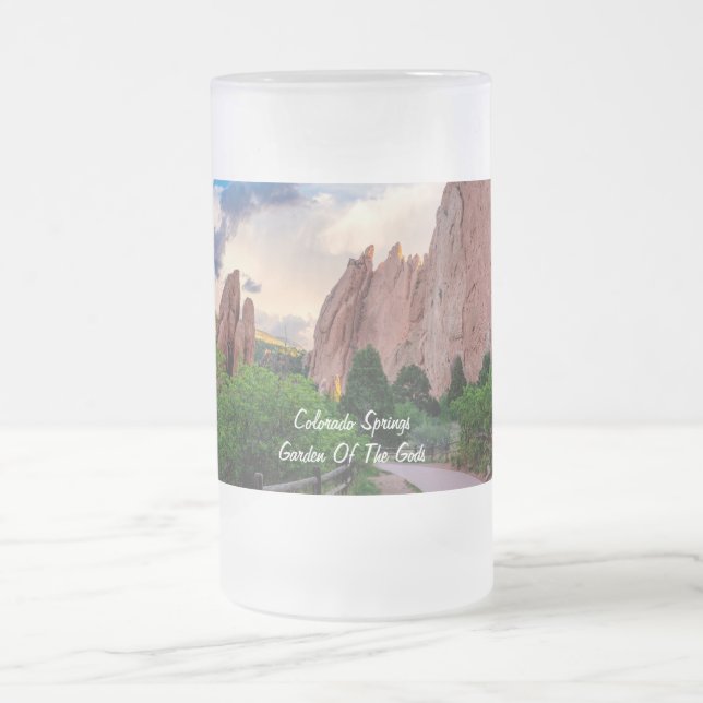 Colorado South Gateway Morning Frosted Beer Mug (Center)