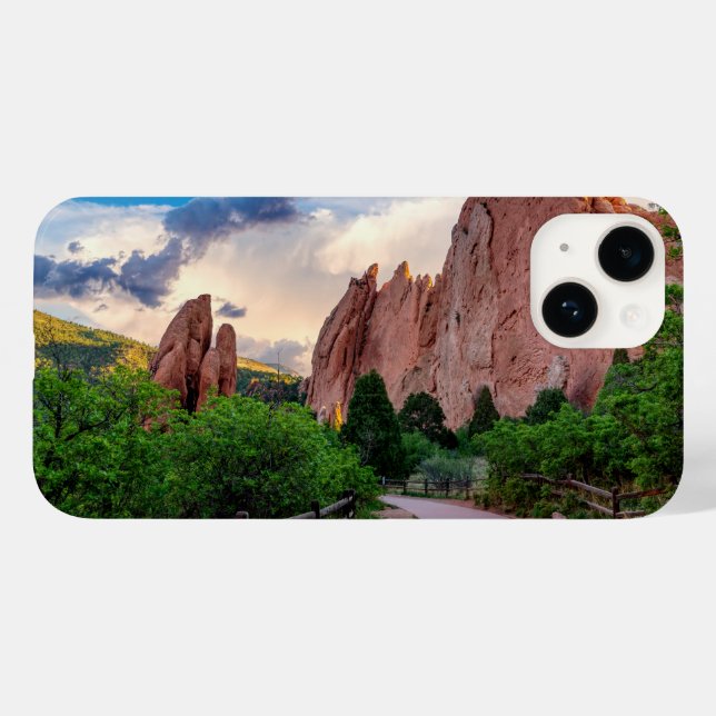 Colorado South Gateway Morning iPhone Case (Back (Horizontal))