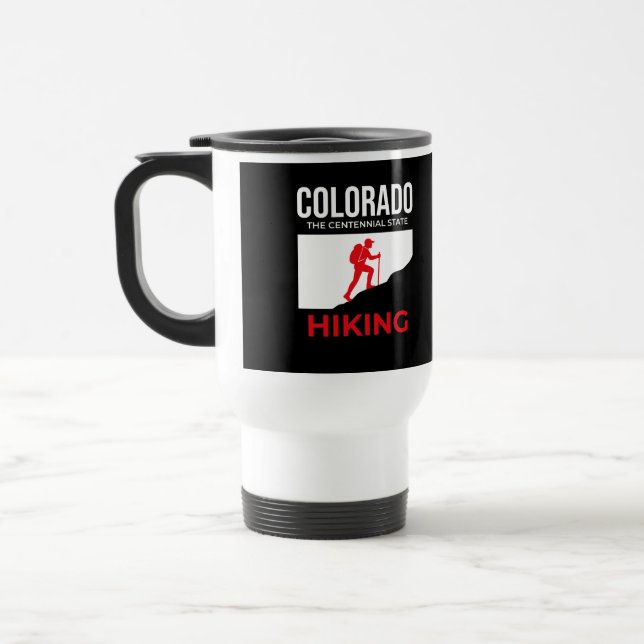 Colorado – Spirit of the Rockies USA Travel Mug (Left)