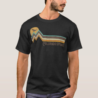 Colorado Springs 70's 80's Retro Style Vintage Dis T-Shirt