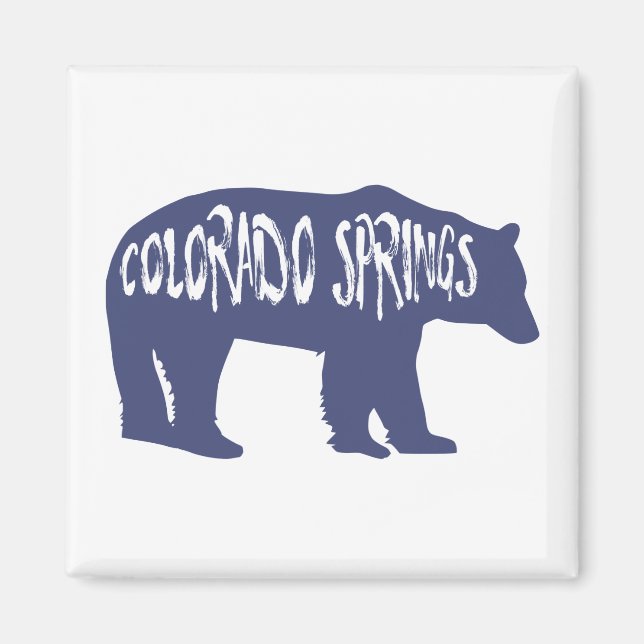 Colorado Springs Bear Magnet (Front)