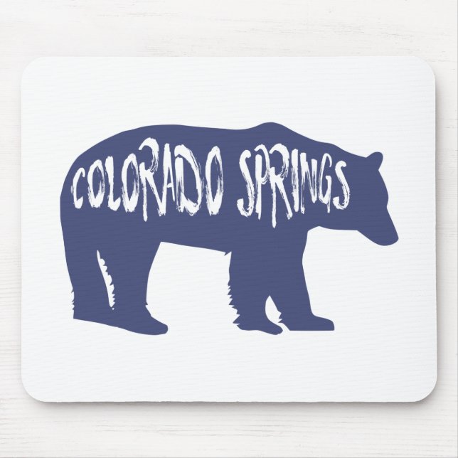 Colorado Springs Bear Mouse Mat (Front)
