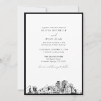 Colorado Springs Black & White Wedding