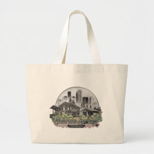 Colorado Springs City Colorado State USA Large Tote Bag