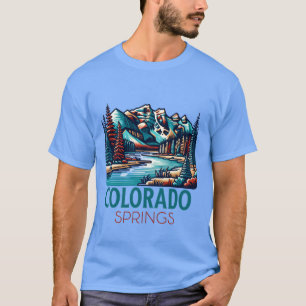 Colorado Springs City Colorado USA friends T-Shirt