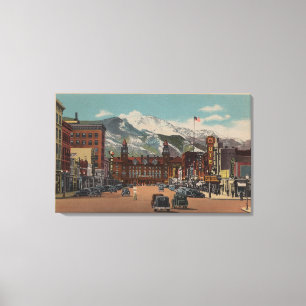 Colorado Springs, CO Canvas Print