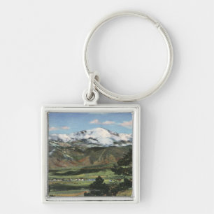 Colorado Springs, CO - Pikes Peak Key Ring