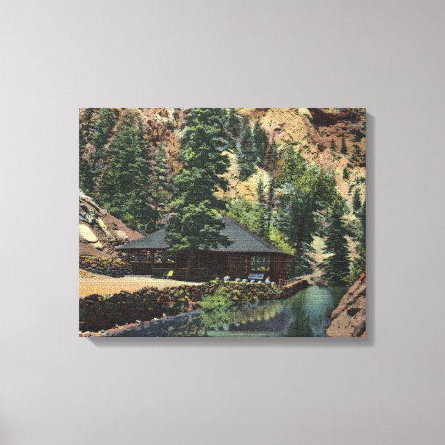 Colorado Springs, CO - Trout Canvas Print (Front)