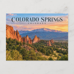 Colorado Springs Coloardo Postcard