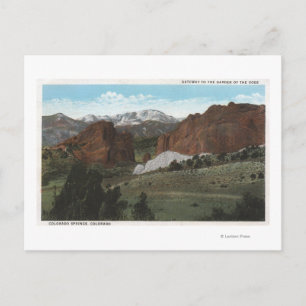 Colorado Springs, Colorado 3 Postcard