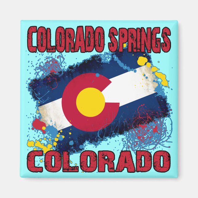Colorado Springs, Colorado Magnet (Front)