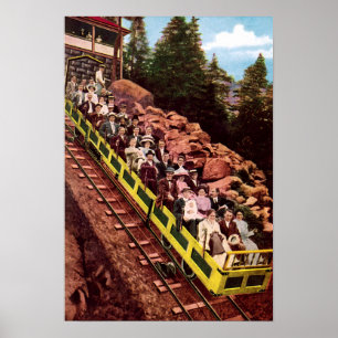 Colorado Springs Colorado Mt Manitou Incline Poster