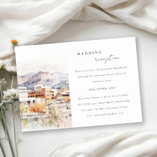 Colorado Springs, Colorado Wedding Reception Enclosure Card
