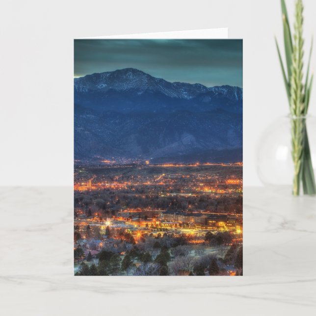 Colorado Springs Lights Card (Front)