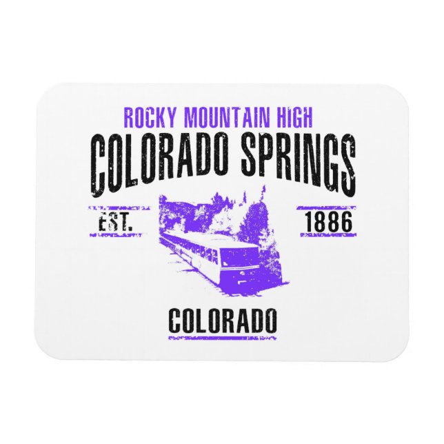 Colorado Springs Magnet (Horizontal)