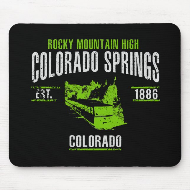 Colorado Springs Mouse Mat (Front)