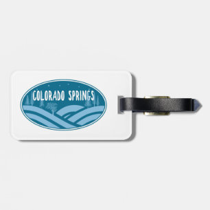 Colorado Springs Outdoors Luggage Tag