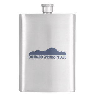 Colorado Springs Please Hip Flask