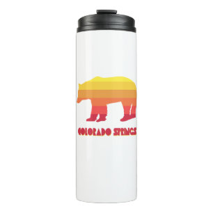 Colorado Springs Rainbow Bear Thermal Tumbler