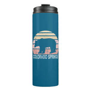 Colorado Springs Retro Bear Thermal Tumbler